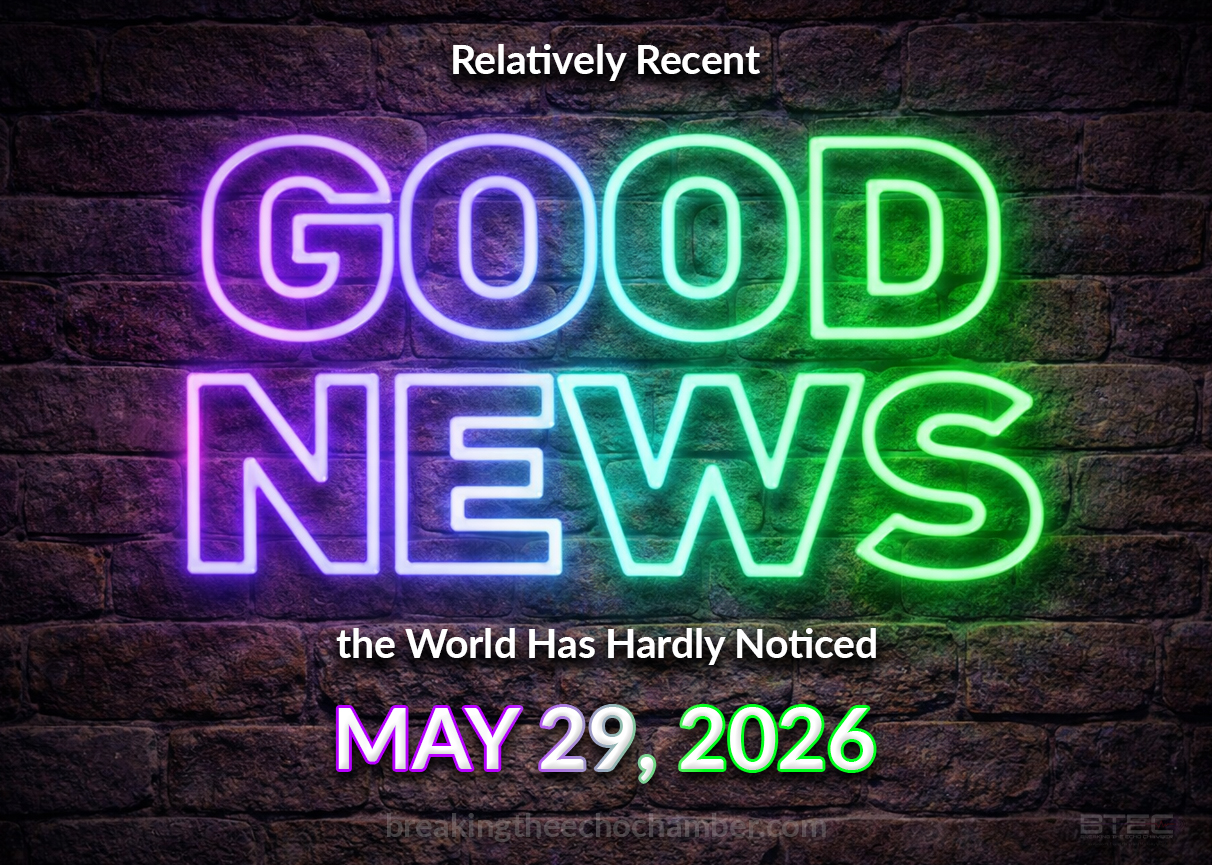 May 29, 2026 – Good News
