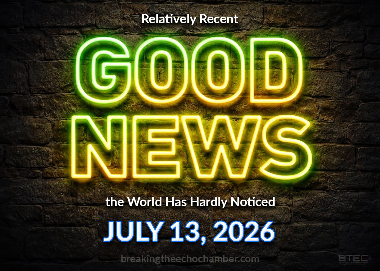 July 13, 2026 – Good News